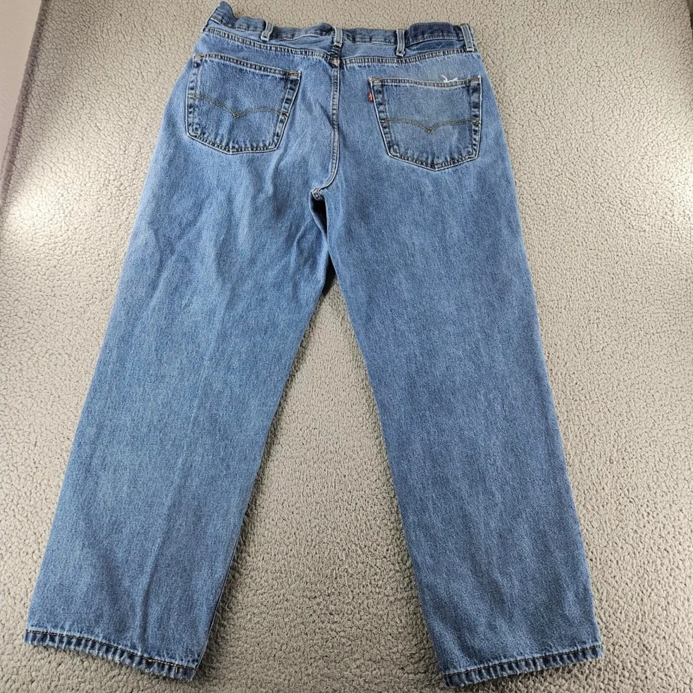 Levi's 550 Jeans Mens 38x30 Blue Relaxed Fit Tapered Leg‎ Classic Baggy